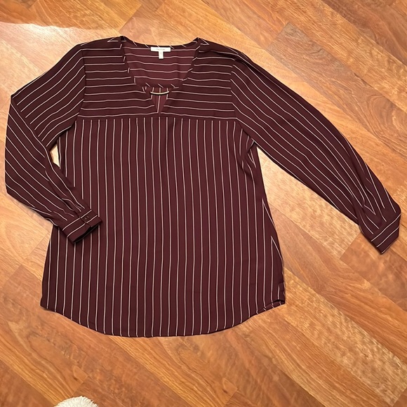 Maurices Tops - BNWOT Maurice’s pinstriped long sleeve top